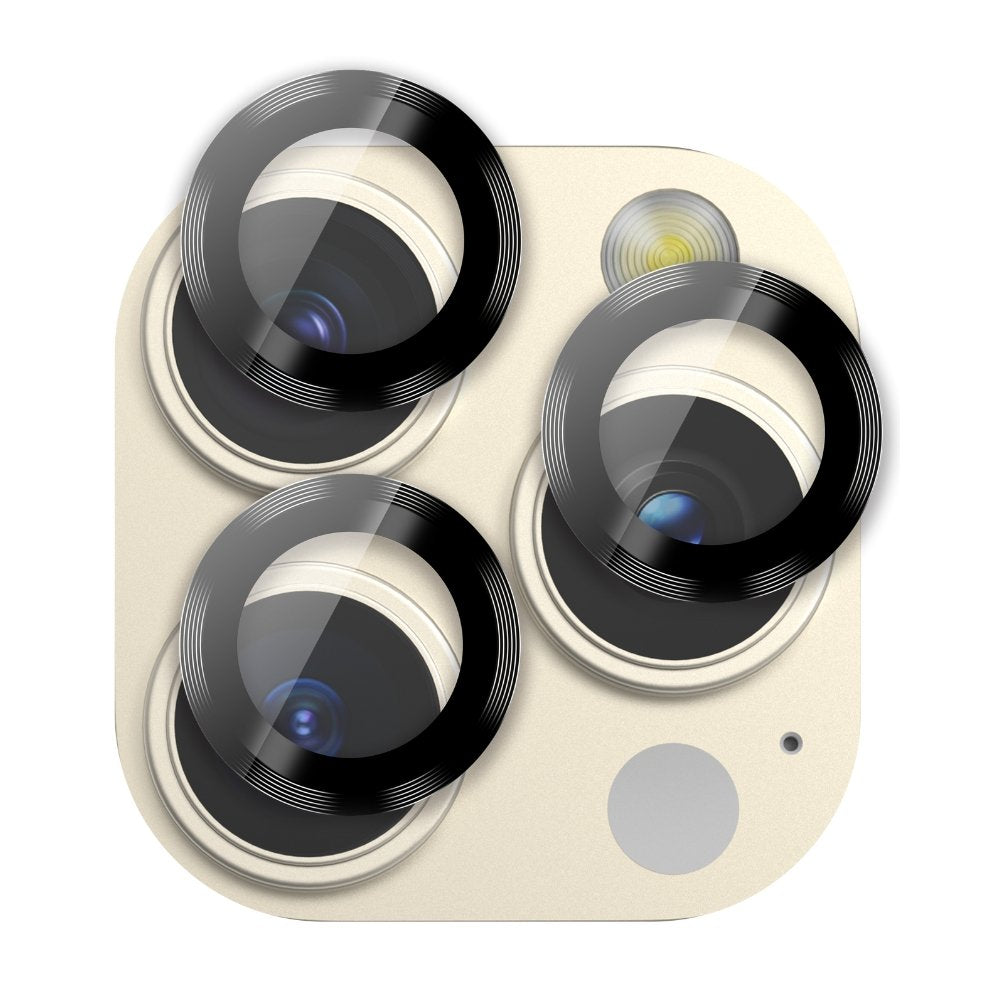 Infinyty Glint Singular Lens Protector with Flawless Clarity iPhone 16 Pro / 16 Pro Max, Black