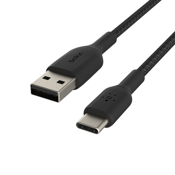 Belkin Braided USB-C To USB A Cable 100cm Black