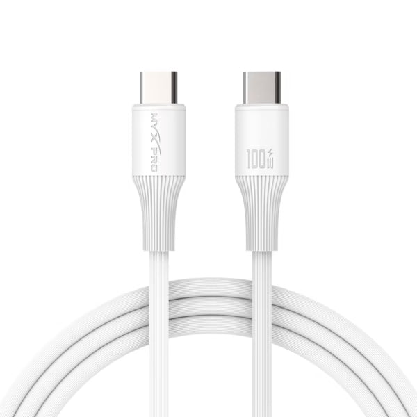 MYX PRO VOLT MAX 100W TYPE-C CABLE (2M) WHT