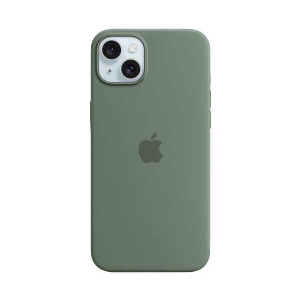 Apple iPhone 15 Plus Silicone Protective Case Cover With MagSafe Cypress