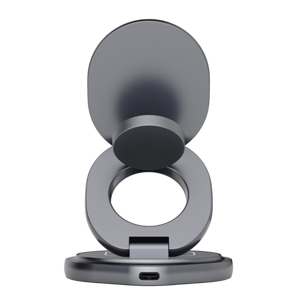 Infinyty 360° Rotatable 3-in-1 Wireless Charger with Stand