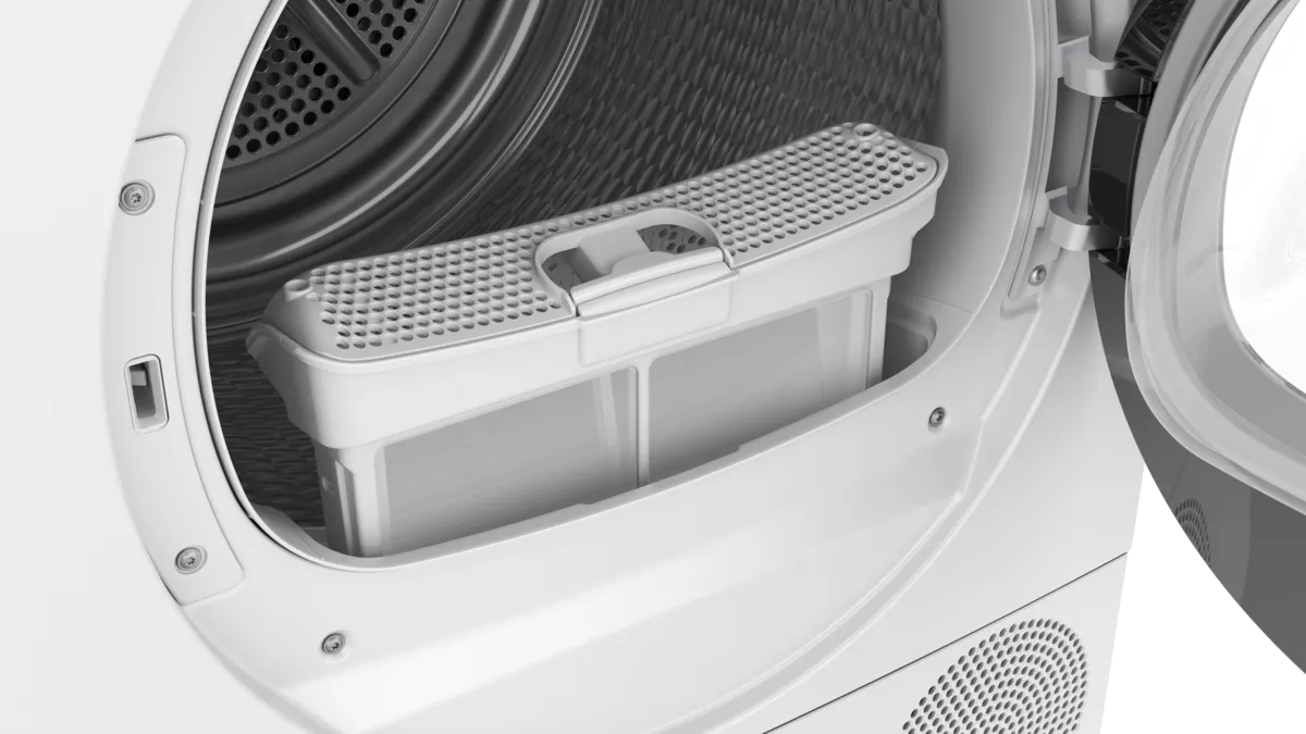Siemens iQ300 Heat Pump Dryer, 8 Kg, White, WT45H213GC