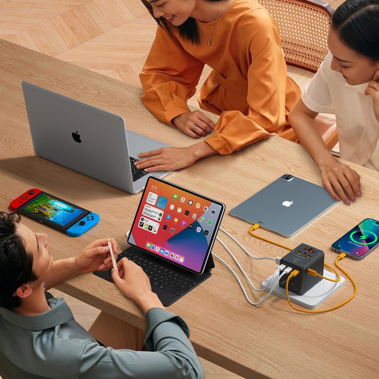 Infinyty Atlas-35 Universal Travel Adaptor 35W |Black