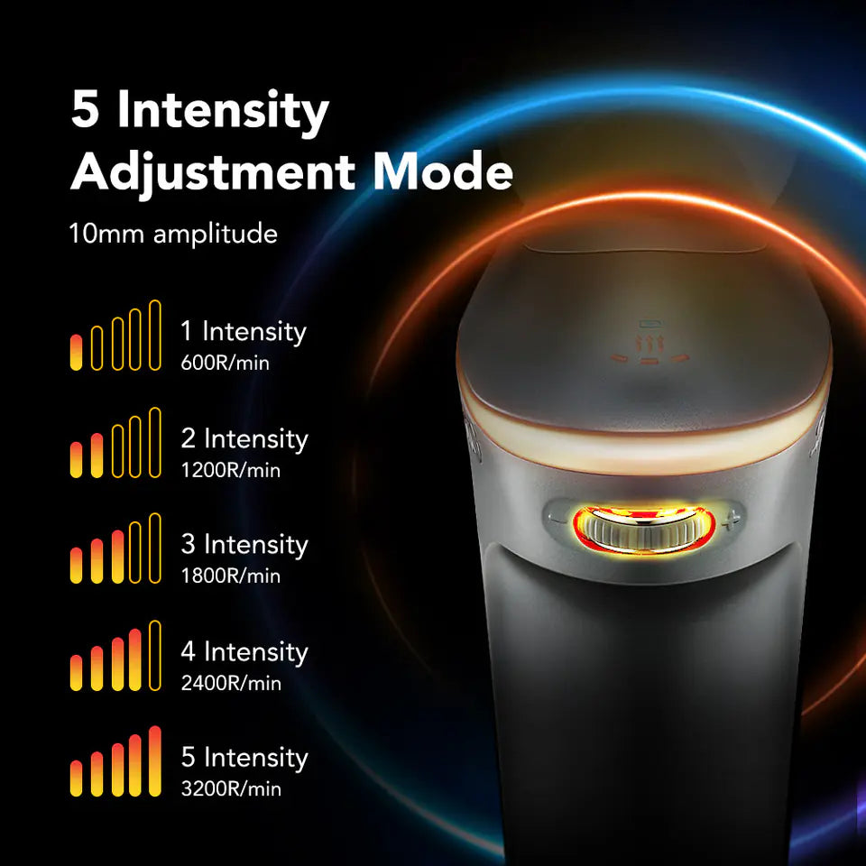 SKG F7-E Body Massager, Portable Electric Muscle Therapy Device, Deep Tissue Relaxation Massager