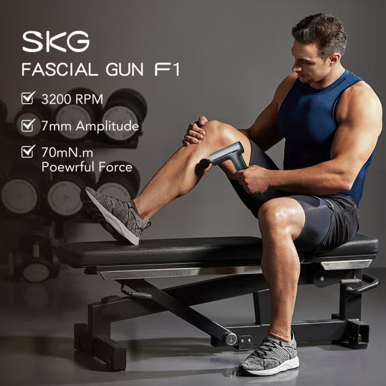 SKG F1 Pro Body Massager, Deep Tissue Muscle Relaxation, Portable Electric Body Massage Device