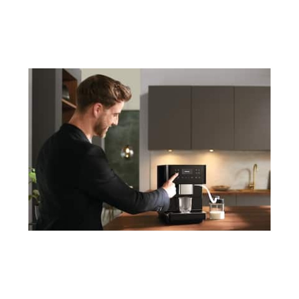 Miele MilkPerfection Countertop Coffee Machine 1.8 Liter Obsidian Black