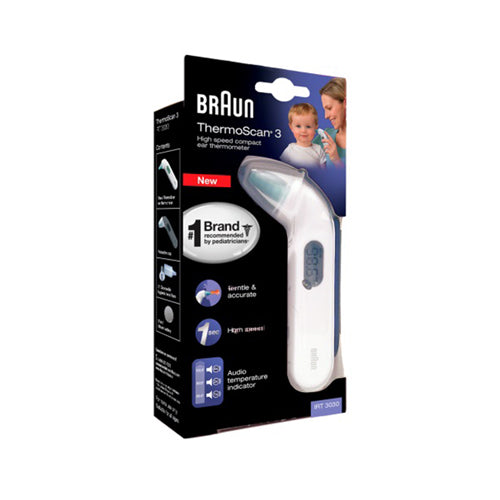 Braun Thermoscan 3 Ear Thermometer White