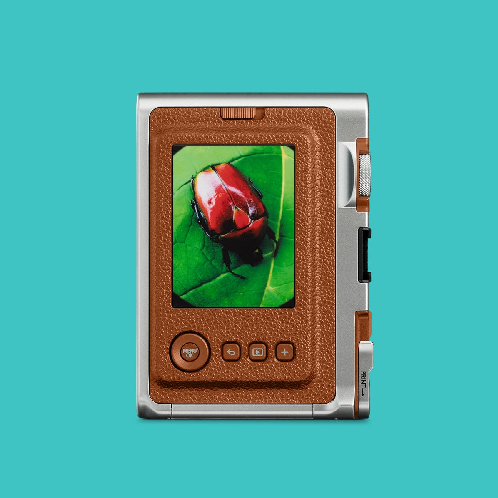 Fujifilm Instax Mini Evo Hybrid Camera Brown