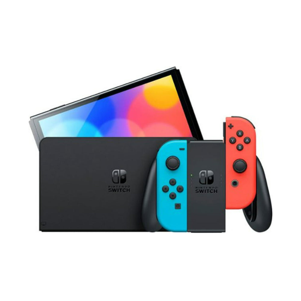 Nintendo Switch OLED Console with Mario Kart 8 Deluxe Game