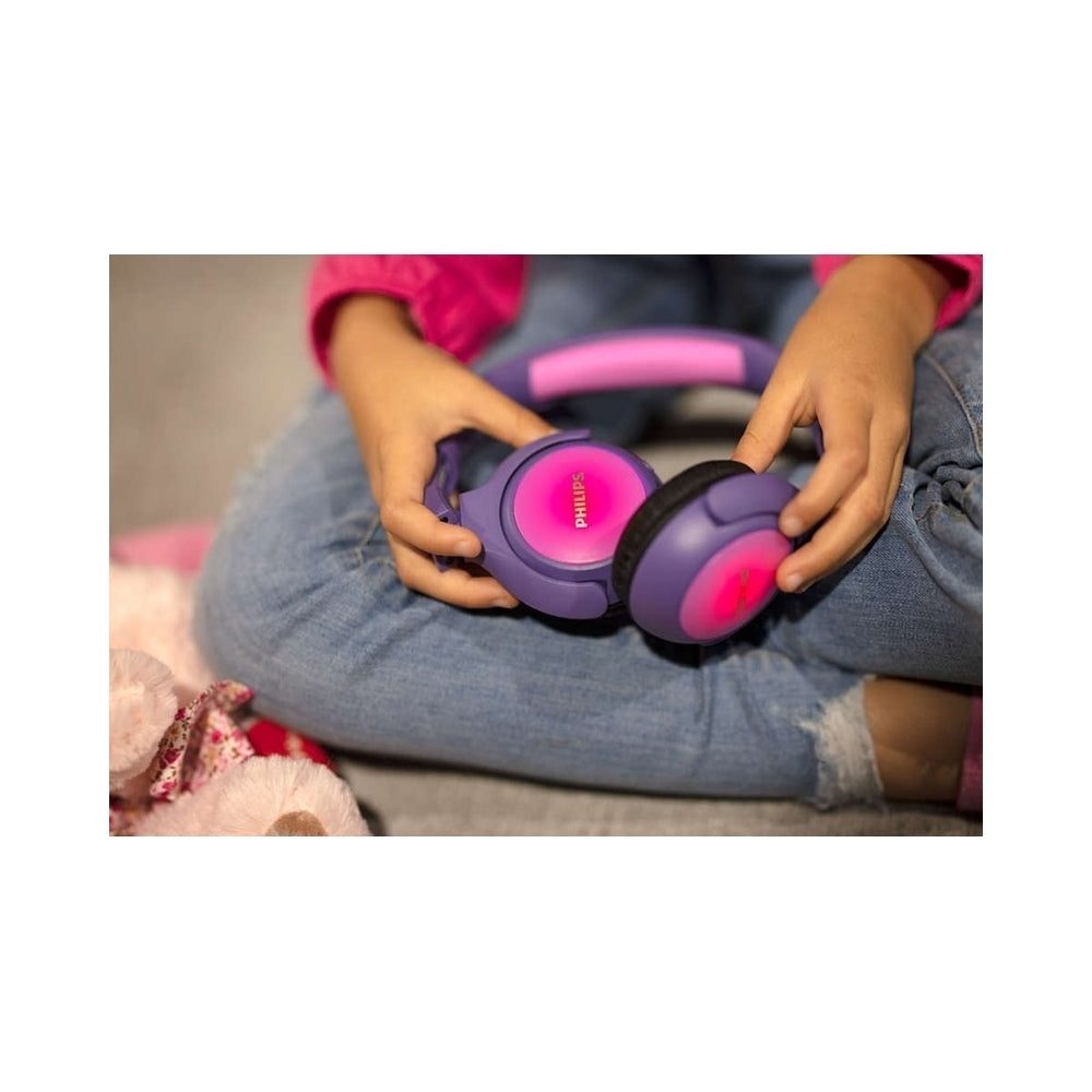 Philips Wireless On-Ear Childrens Headphones Pink