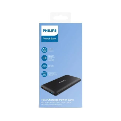 Philips Fast Charging Power Bank 10000mAh Black