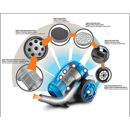 Black + Decker Vacuum Cleaner 2000W, VM2825-B5