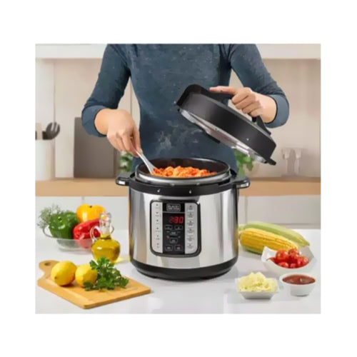 Black + Decker Electric Pressure Cooker 6000ml