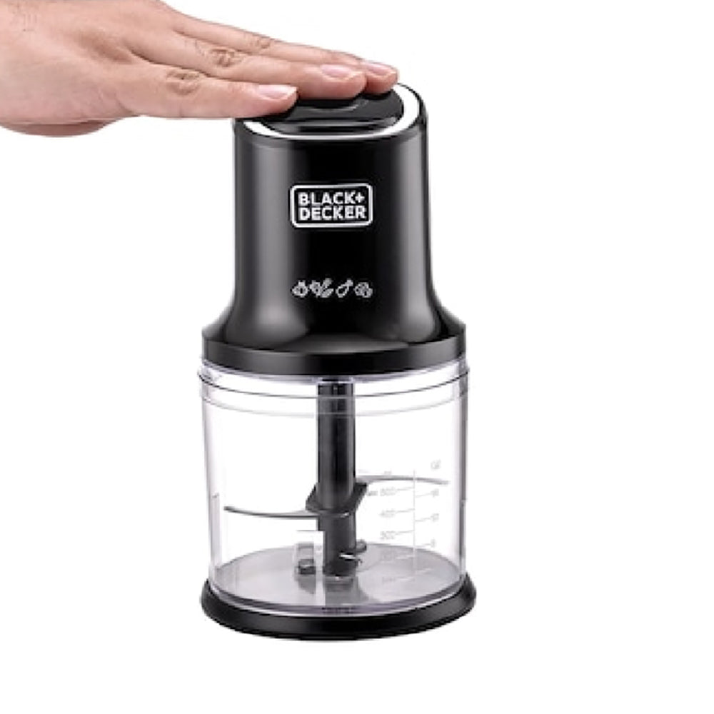 Black + Decker Black + Decker Vertical Chopper, 4 Blades, 500W, 500ml, Black - FC500-B5