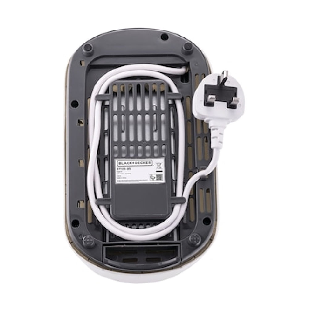 Black + Decker 750W 2 Slice Cool Touch Bread Toaster, White - ET125-B5