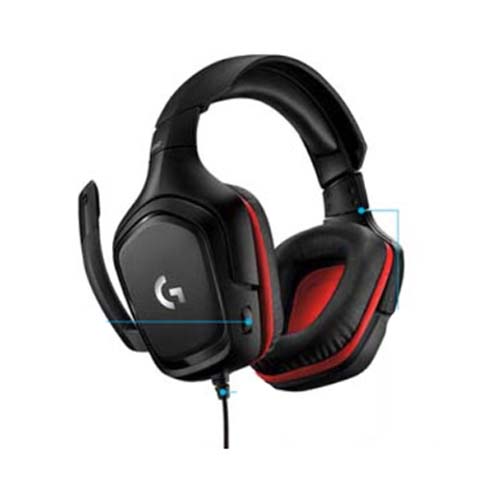 Logitech G332 Wired Gaming Headset Multicolour, 3.5 mm Audio Jack