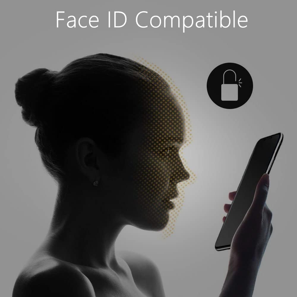 PROTECT iPhone 15 Pro Max Privacy Screen Protector, 9D Tempered Glass, Anti Scratch, Matte , Black, PIP15PM