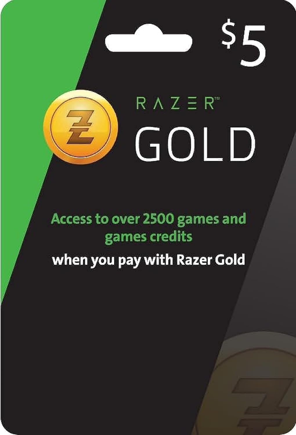 EPAY RAZER GOLD - $5 (GLOBAL)