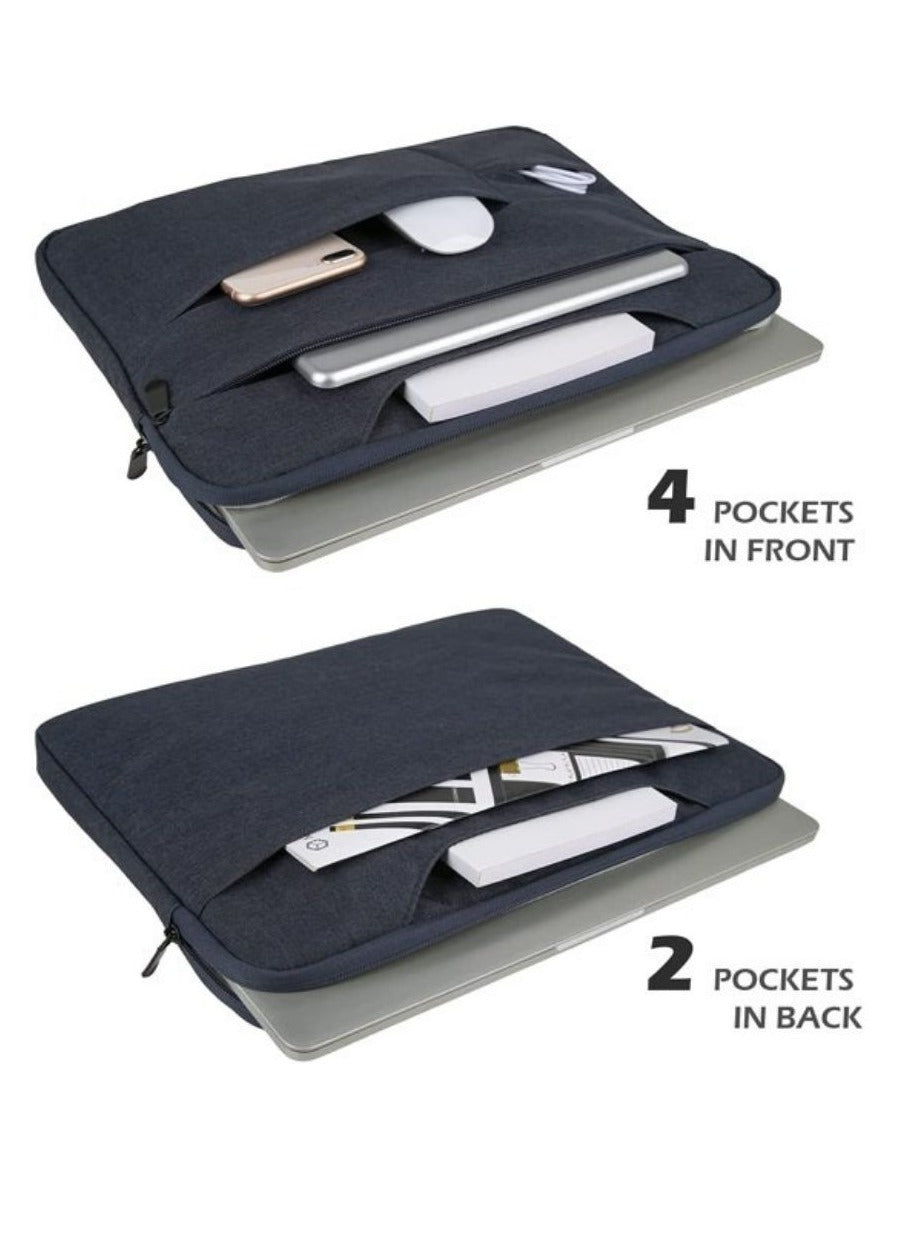 PROTECT Bussiness 13.3 inch Laptop Bag, Travel Belt, Shoulder Belt, Oxford Material, Blue, BLT13.3BB