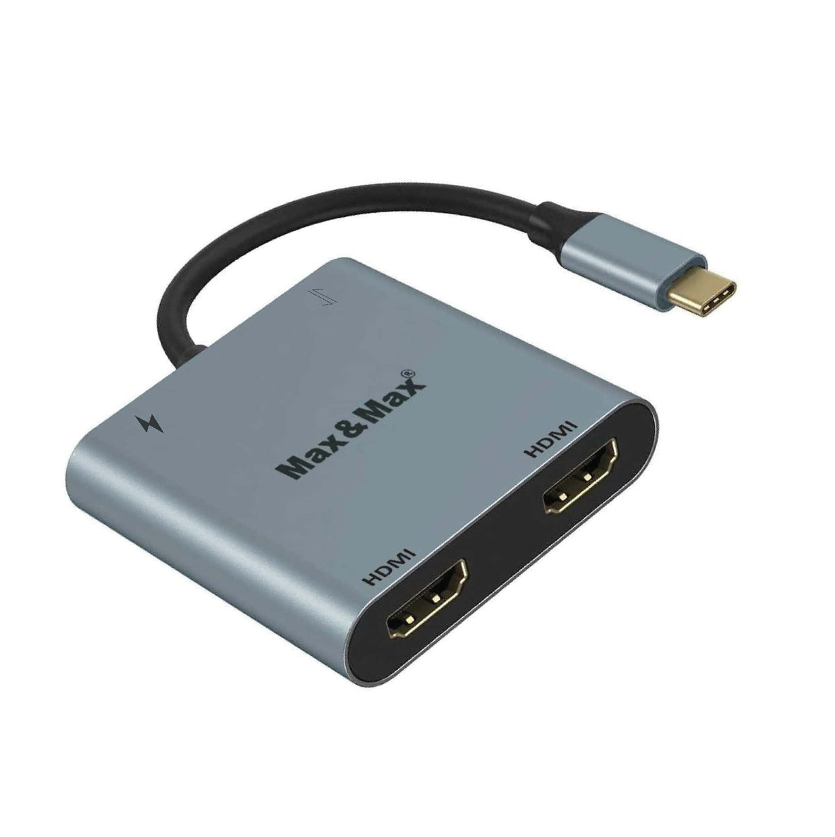 Max & Max 4-in-1 USB-C Hub — Silver