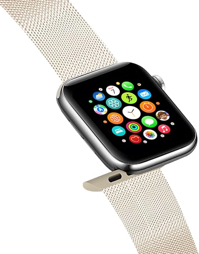 PROTECT Milanese Band Watch Strap, For Apple Watch, 38/40/41mm, Gold, MWS38GLD