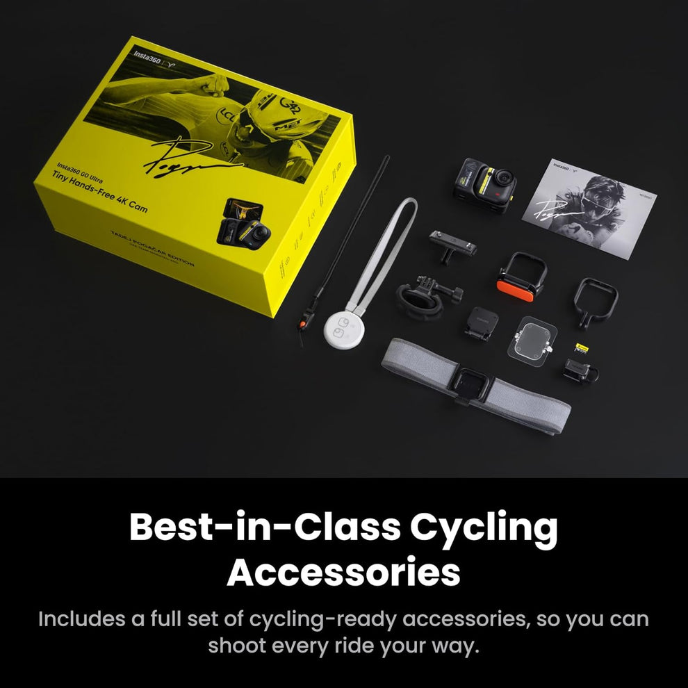 Insta360 GO Ultra Tadej Pogačar Edition – 4K Wearable Action Camera (Limited Edition)