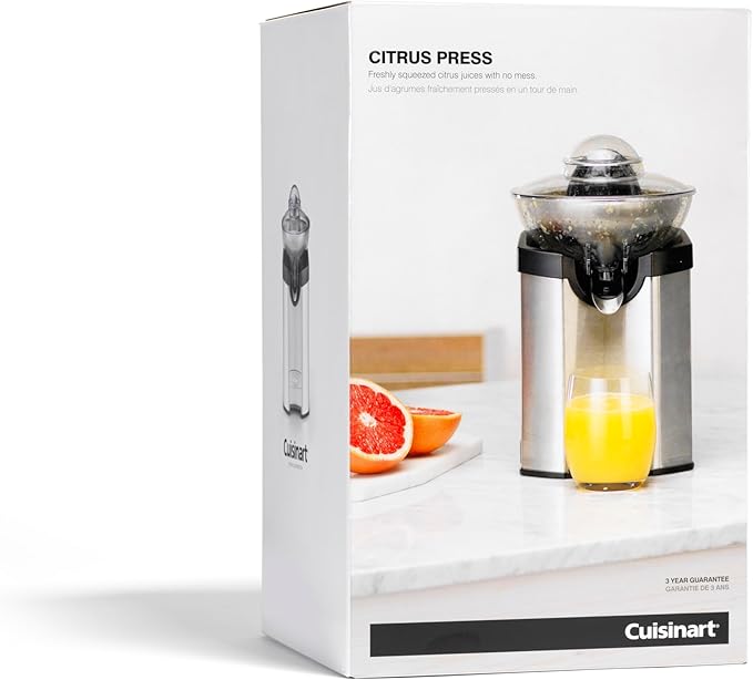 Cuisinart Citrus Juicer Brushed Stainless Steel, Chrome, Ccj210E
