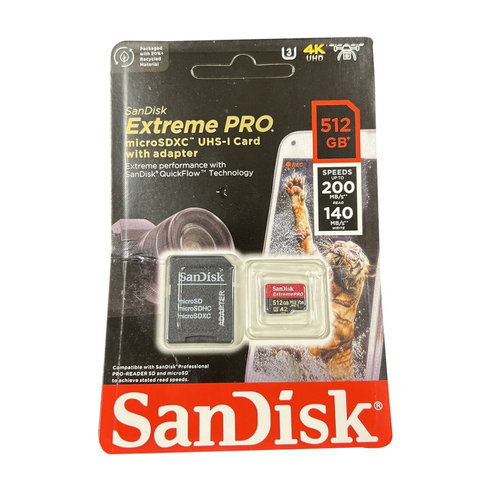 SanDisk Extreme MicroSDXC UHS-I 512GB