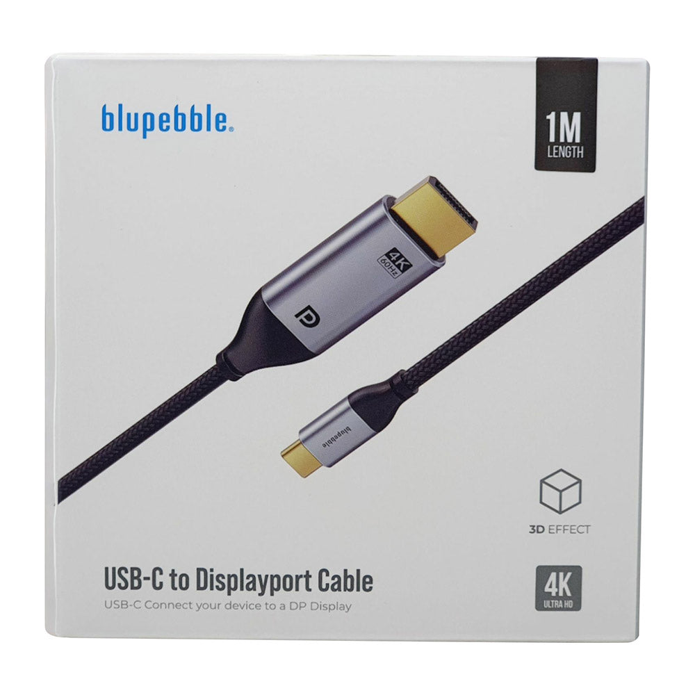 Blupebble USB-C to Display 4K Cable 1M Grey