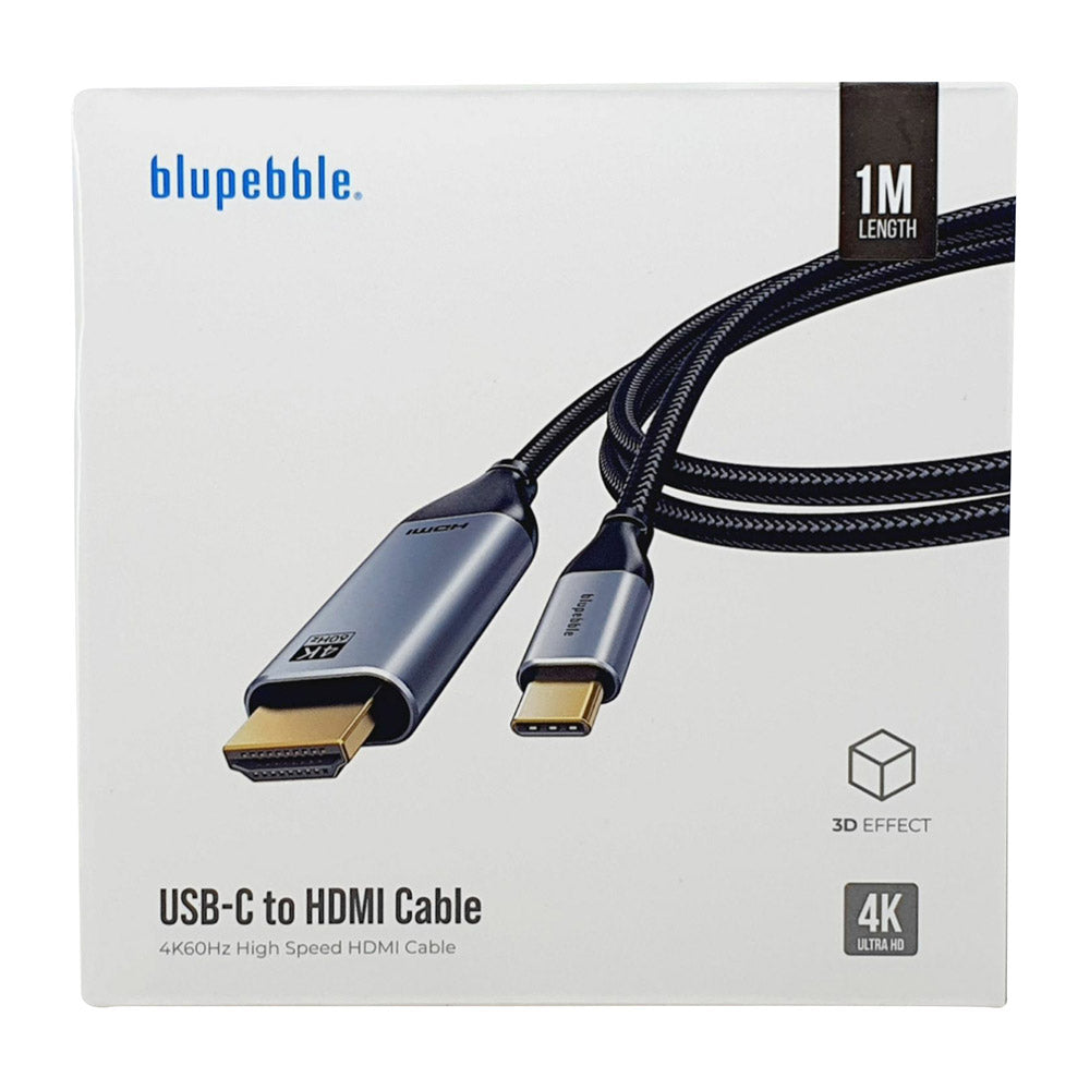 Blupebble USB-C to HDMI Cable 1M Grey