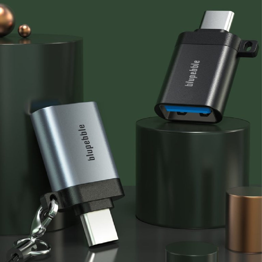Blupebble USB C to USB 3.0 OTG Adapter Black