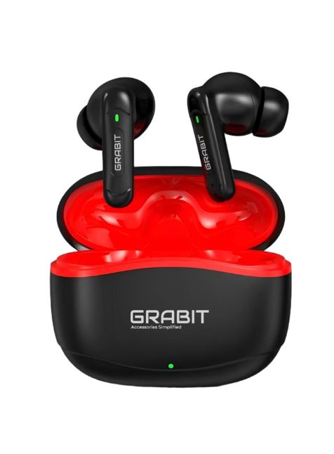 GRABIT G-RUSH TRUE WIRELESS EARBUDS BLACK