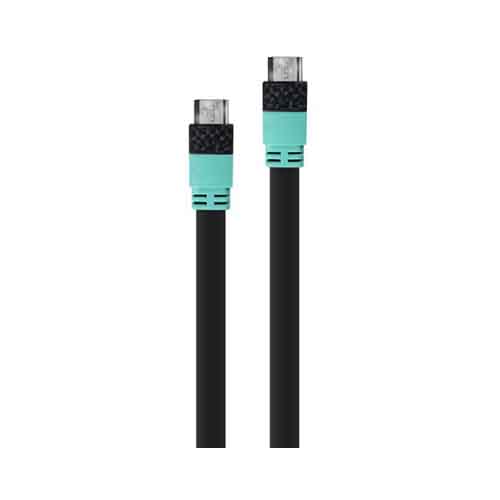 Heatz Flat Type HDMI Cable, 3 Meter, Black