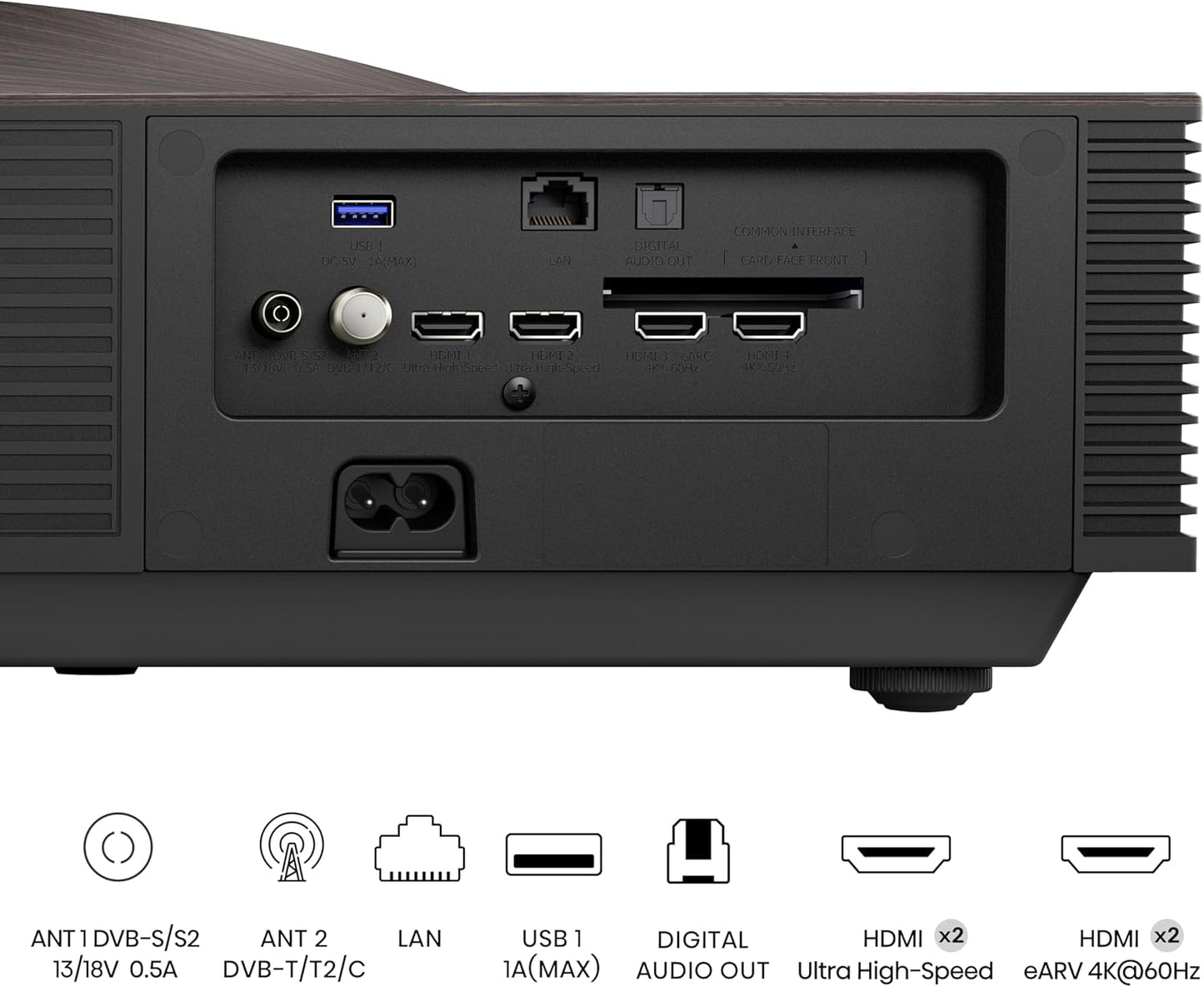 Hisense Ultra Short Throw Triple Laser Projector, 4K UHD Smart Projector – L9Q