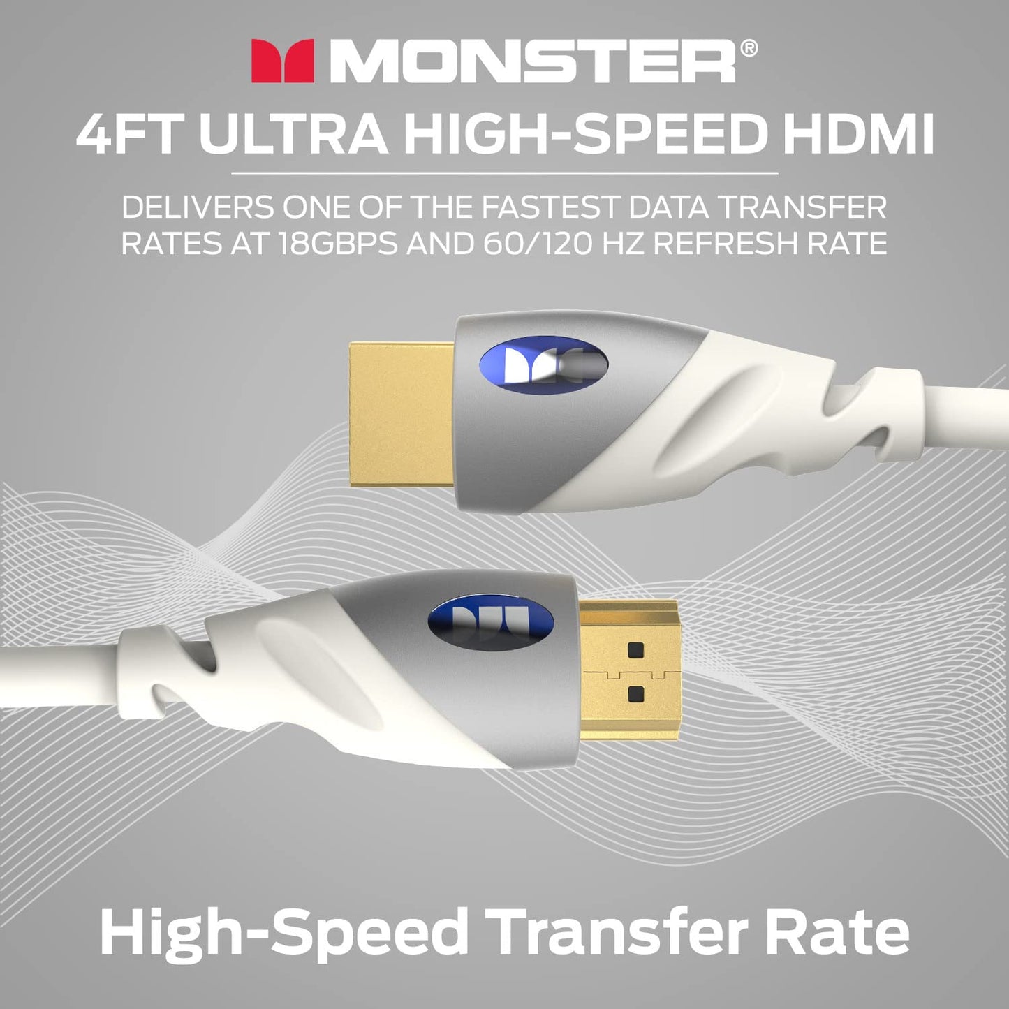 MONSTER 4K ULTRA HD HDMI CABLE 6 FT