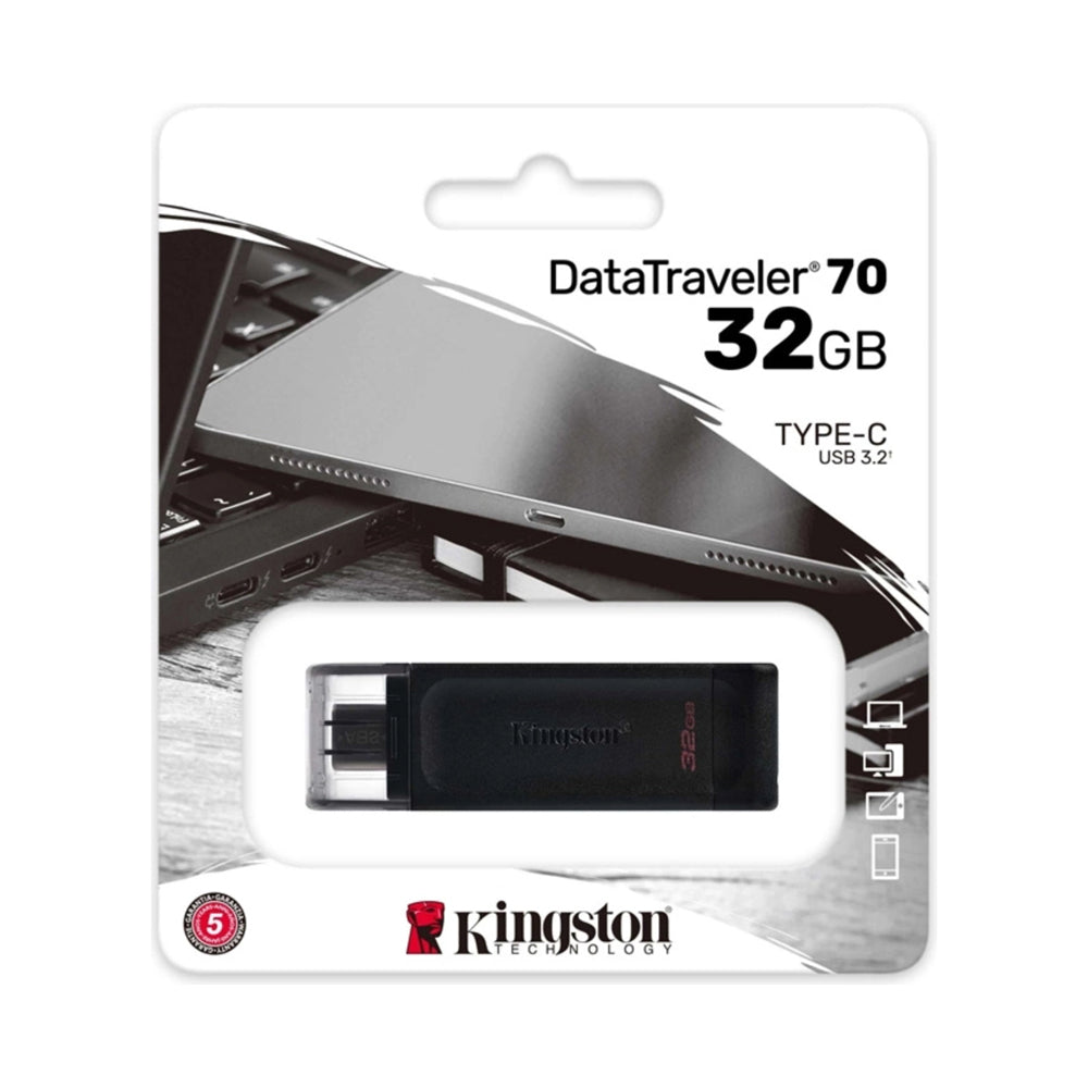 Kingston DataTraveler USB Type-C Flash Drive 32GB Black