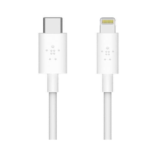 Belkin Silicone Lightning to Type-C Cable White
