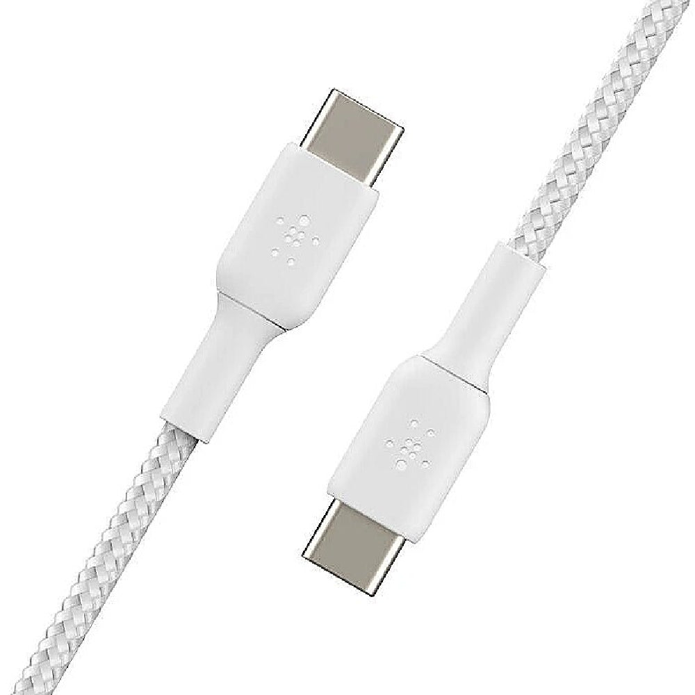 Belkin Usb-C To Usb-C Braided 2M White