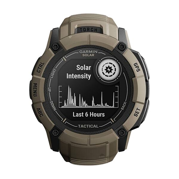 Garmin Watch Instinct 2X Solar Tactical Edition Smart Watch 50mm Coyote Tan