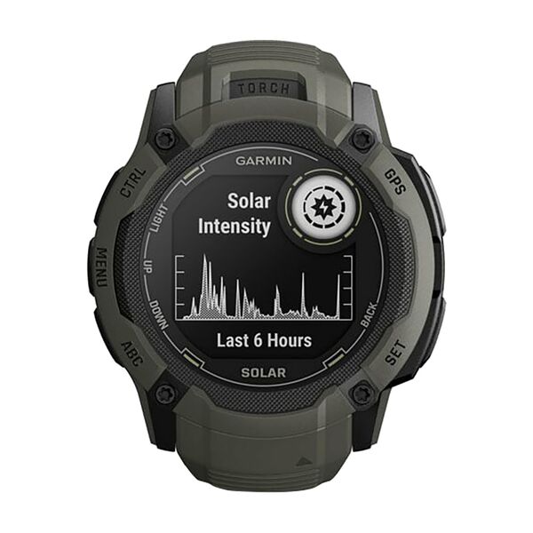 Garmin Watch Instinct 2X Solar Smart Watch 50mm Moss
