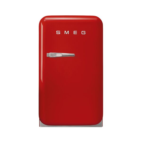 Smeg Single Door Refrigerator Retro Style 32 Litre Red FAB5RRD3GA