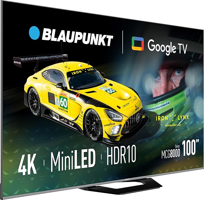 Blaupunkt Mini LED TV 100MCG8000 100" Smart 4K 144Hz Google TV