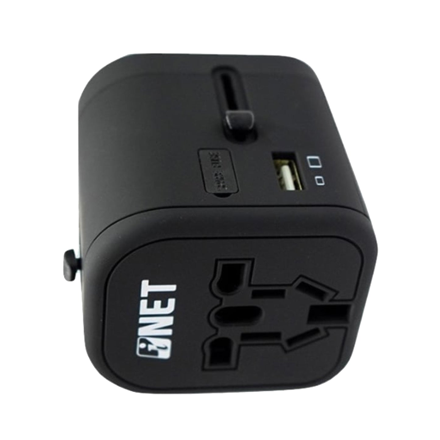 Inet 3 USB Type C Travel Adaptor Black