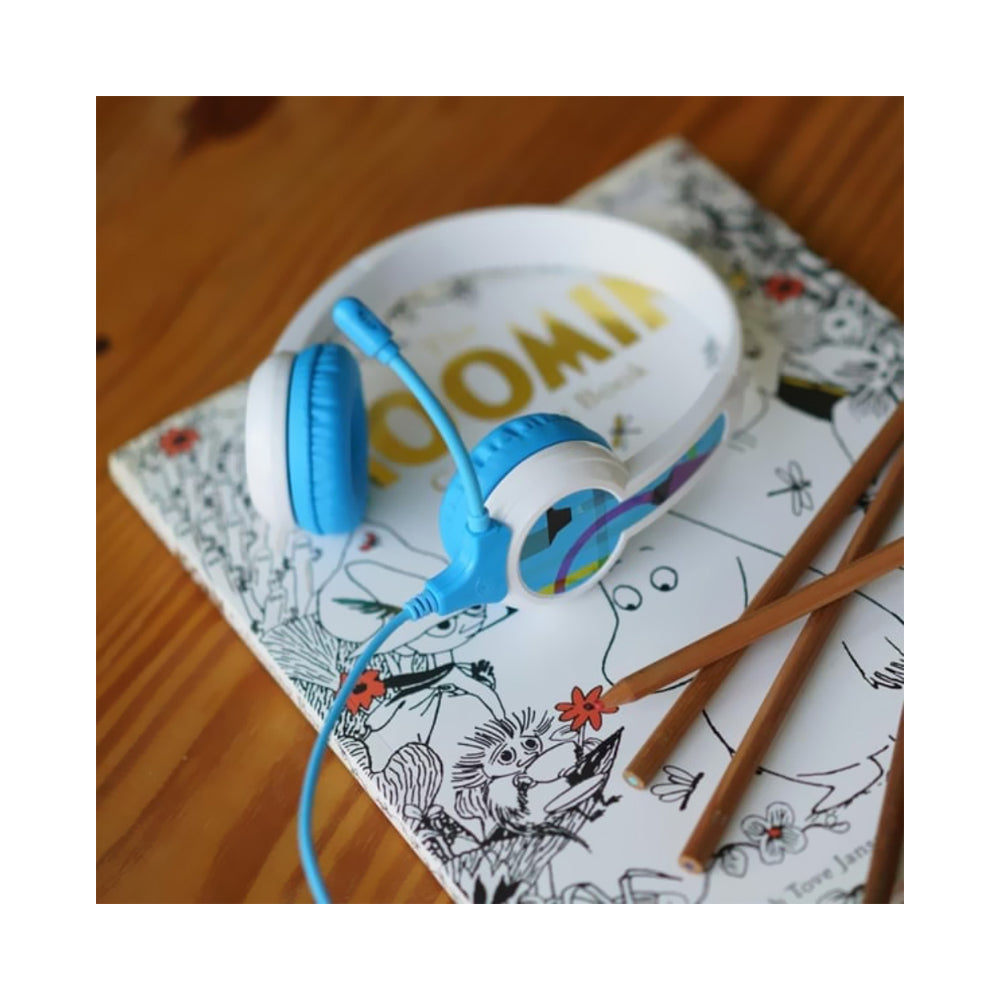 Buddyphones Studybuddy Wired On-Ear Headset Blue