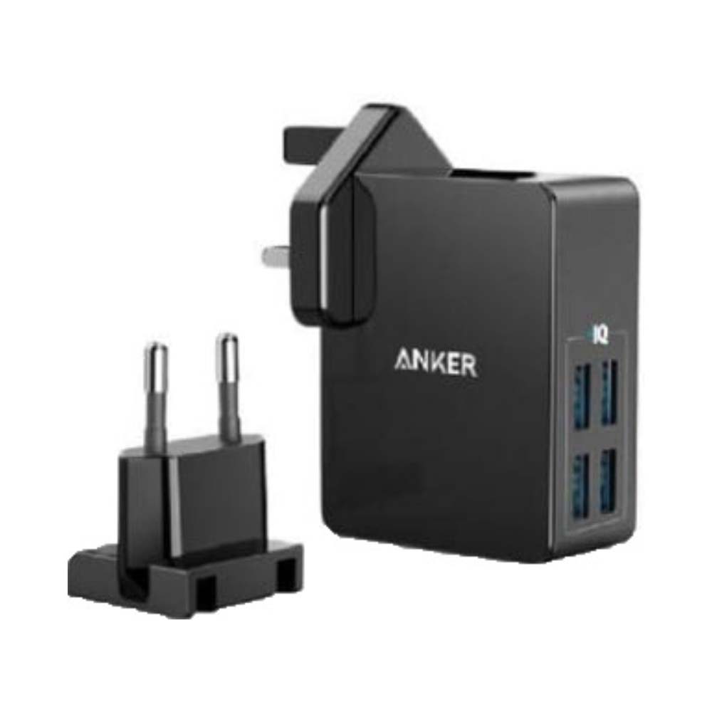 Anker 27W PowerPort 4 Lite Black