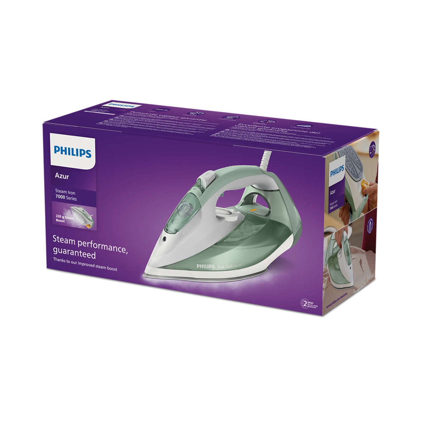 Philips Steam Iron 2600W Green