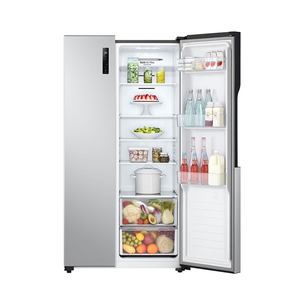 LG Side by Side Refrigerator 509L Silver GRFB587PQAM
