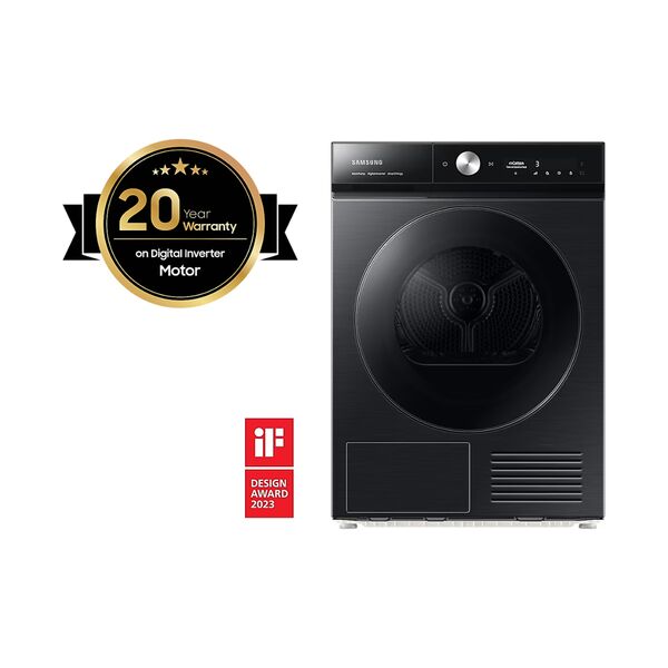 Samsung Front Load Heat Pump Dryer 9Kg Black DV90BB9440GBGU