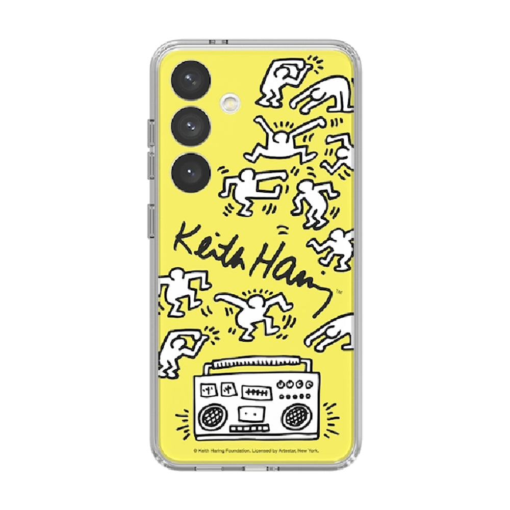 Samsung Keith Haring Dance Interactive Card for Galaxy S24 Yellow