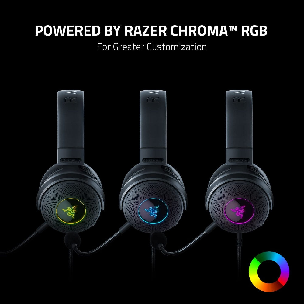 Razer Kraken V3 Hypersense Wired Usb Gaming Headset Black
